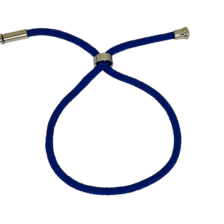 PULSERA CORD SILVER BLUEBERRY 1