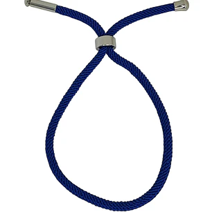 PULSERA CORD SILVER PURPLE