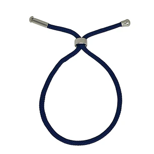 PULSERA CORD SILVER PURPLE