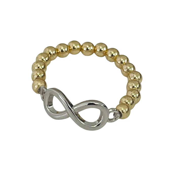 ANILLO BALLS GOLD FILLED 3 MM INFINITE MIX 2
