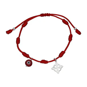 PULSERA MACRAME RED P925 TURK RED - WITCH'S