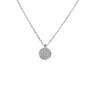 COLLAR BOTON CIRCONES P925 