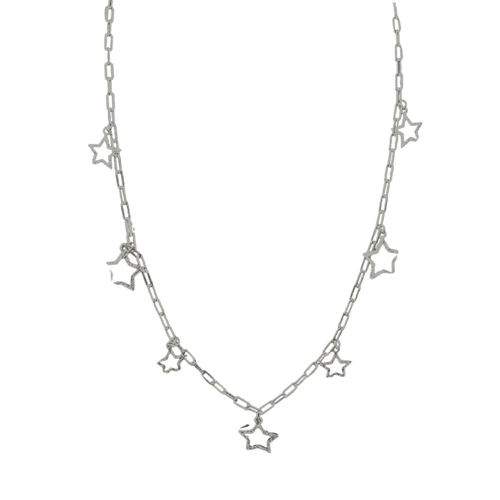 COLLAR OPEN BIG STARS P925  2