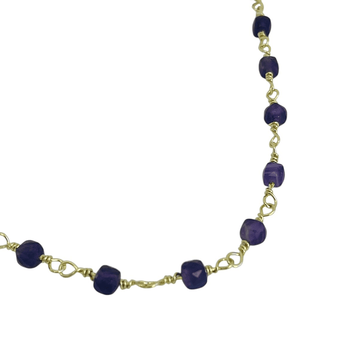 COLLAR CHOKER PETRA AMATISTA GOLD 1