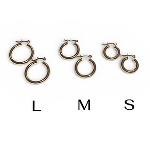 AROS ARGOLLAS FIORELLA GOLD SLIM