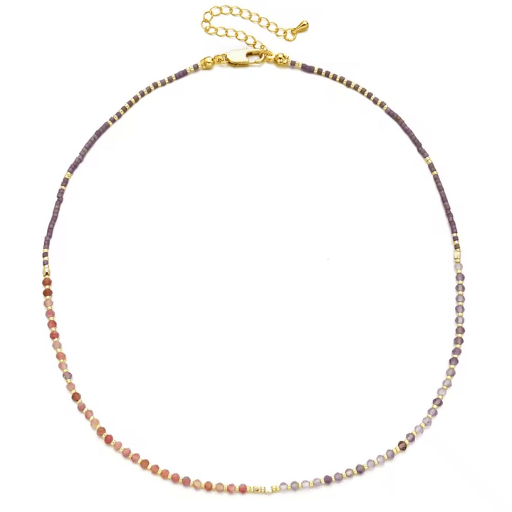 COLLAR VERO GOLD LILAC  1