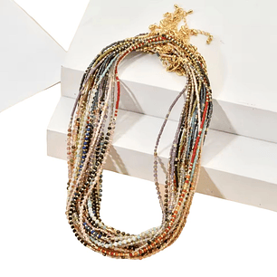 COLLAR VERO GOLD BLACK 