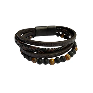 PULSERA LEATHER THOMAS BROWNIE