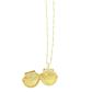 COLLAR SHELL RELICARIO GOLD  - Miniatura 2