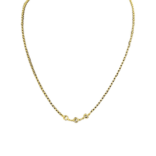 COLLAR TRIPLE DOTS GOLD 
