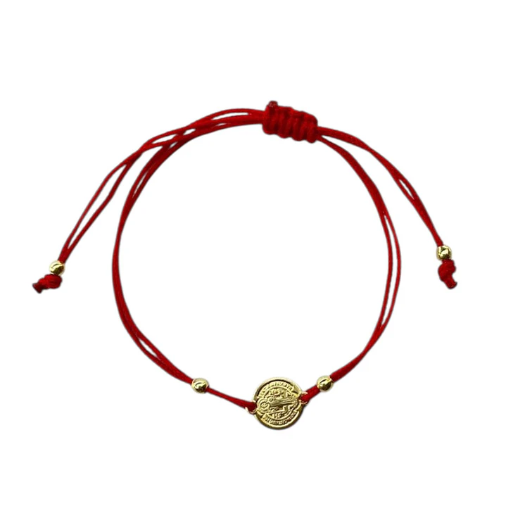 PULSERA THREAD RED GOLD SB 1