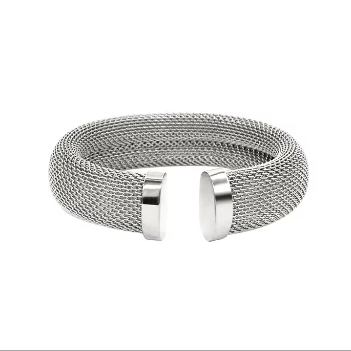 PULSERA ESCLAVA FOAM SILVER 1
