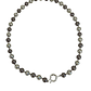 COLLAR GREY PEARL SILVER BALLS M - Miniatura 1