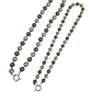 COLLAR GREY PEARL SILVER BALLS L - Miniatura 2