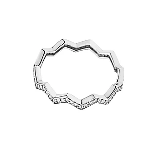 ANILLO ZIGZAG P925 SHINY