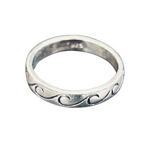 ANILLO WAVES DRAW P925