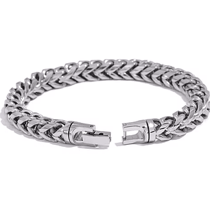 PULSERA MEN ROUND CUBAN 8 mm