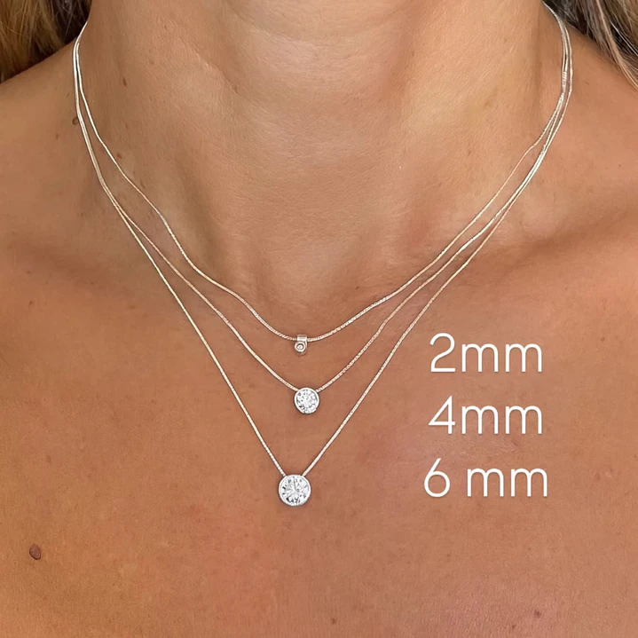 COLLAR DOT SILVER 4