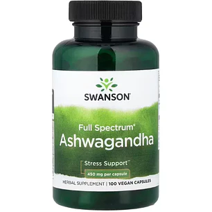 Ashwagandha Full Spectrum 100 Cápsulas Swanson