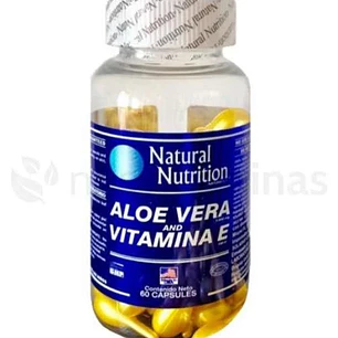 Aloe Vera y Vitamina E Tópico 60 Perlas Natural Nutrition