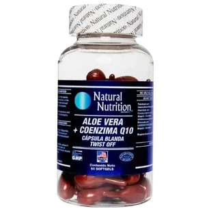 Aloe Vera y Coenzima Q10 60 Softgels Natural Nutrition