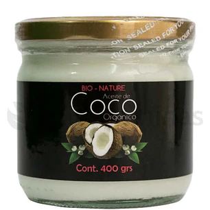 Aceite de Coco Virgen Organico Bio Nature 400 gramos