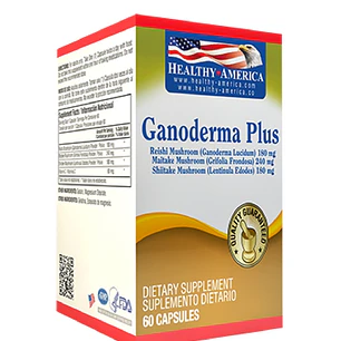 Ganoderma Plus 60 Capsulas Healthy America