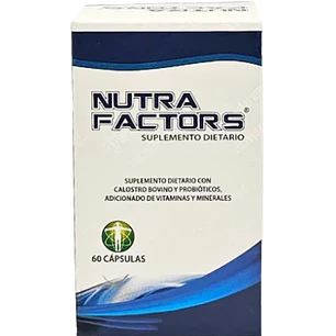 Nutra Factors Calostro Bovino y Probióticos 60 Cápsulas