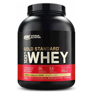Gold Standard 100 % Whey 5 libras Vainilla