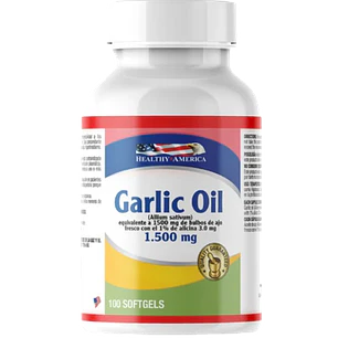 Garlic Oil 1500 mg 100 softgels Healthy America