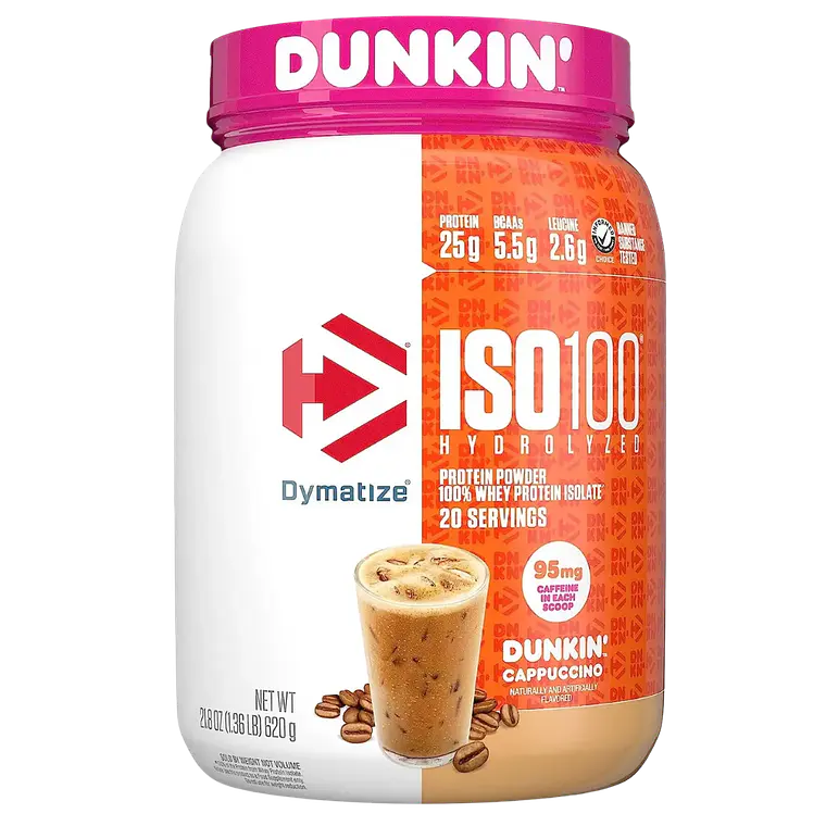 Iso 100 1.4 lbs Dunkin Cappuccino Dymatize 1