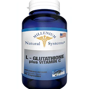 L-Glutathione Plus Vitamina C 90 Cápsulas Natural Systems
