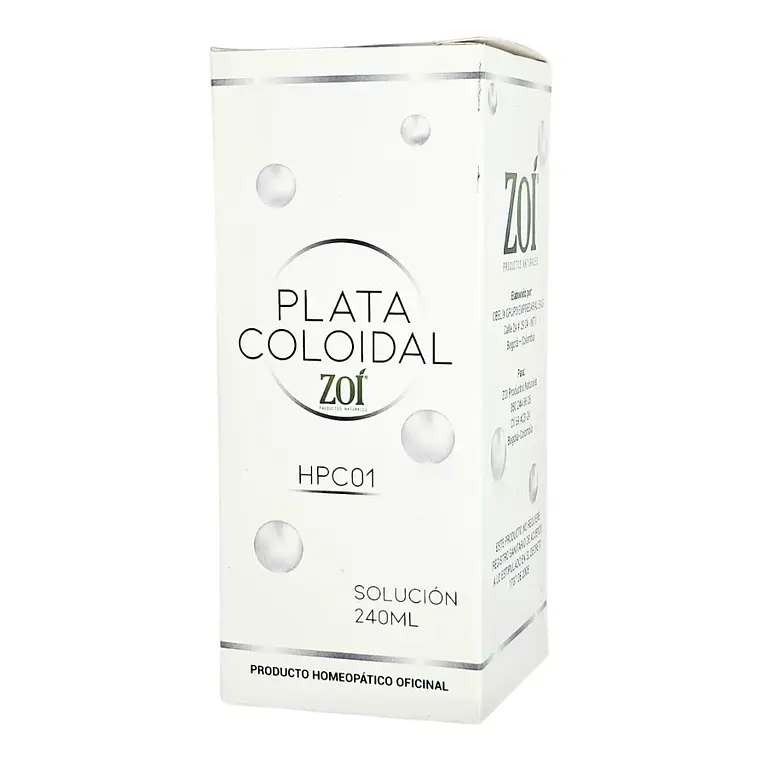 Plata Coloidal Jarabe 240 ml Zoí 1