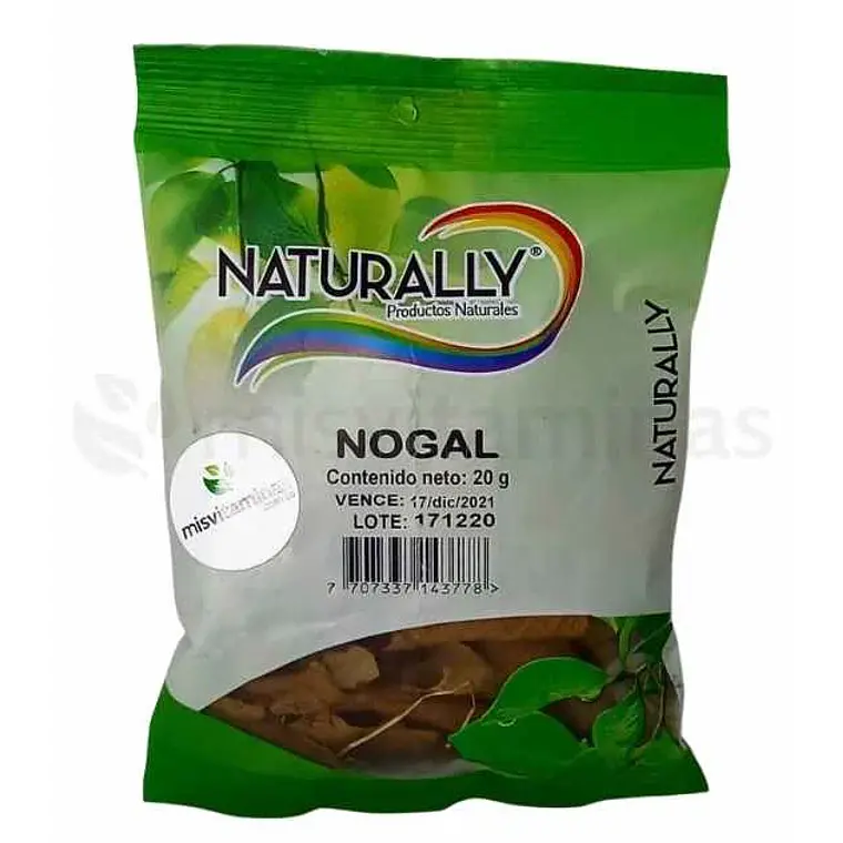Nogal Hojas 20 gramos Naturally 1