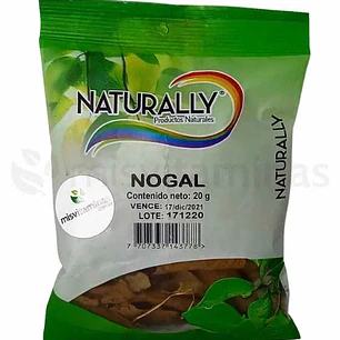 Nogal Hojas 20 gramos Naturally