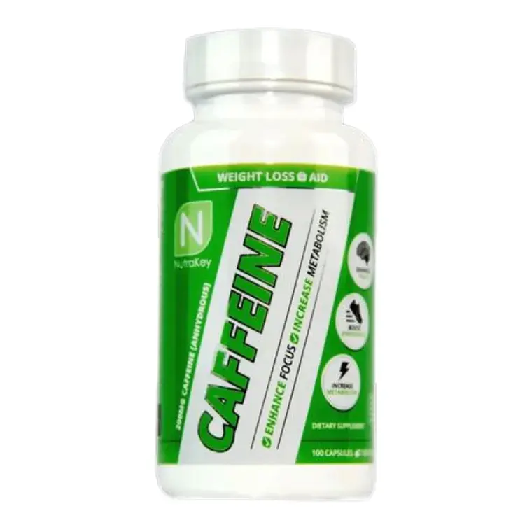 Caffeine 200 mg Nutrakey 100 Cápsulas 1