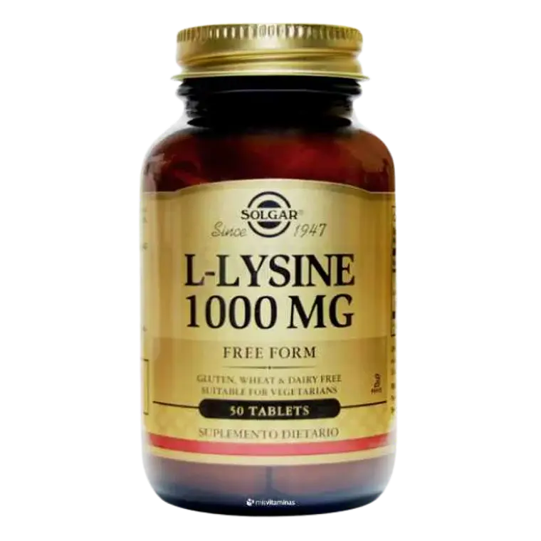 L Lysine 1000 mg Solgar 50 Tabletas 1
