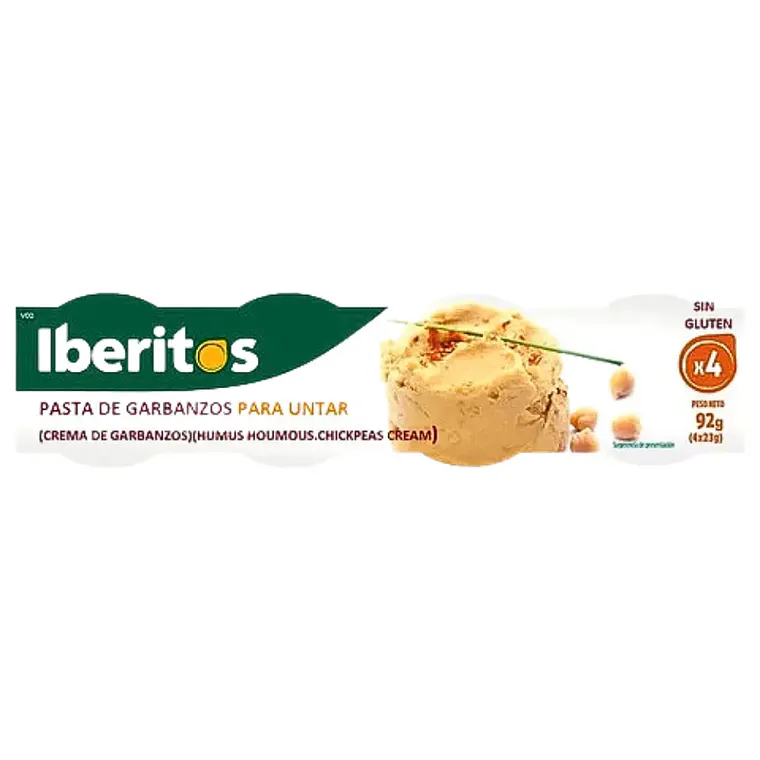 Pasta de Garbanzos para Untar 4 Unidades Iberitos 1