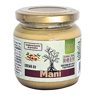 Crema de Maní 210 gr Zoí