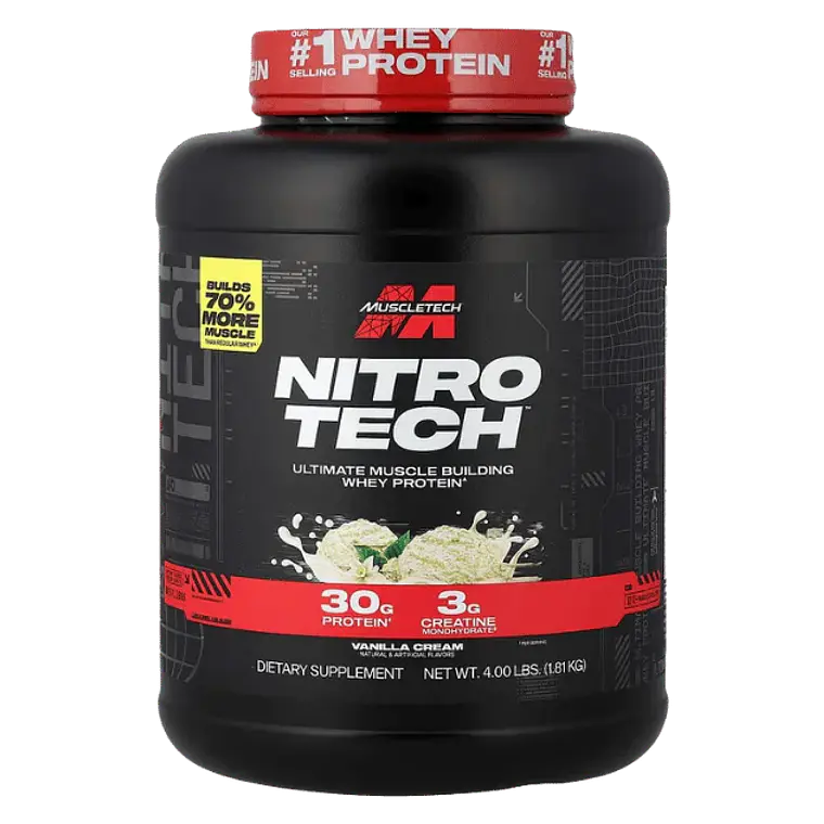 Nitro Tech 4 libras Muscletech Proteina 1