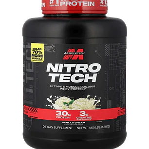 Nitro Tech 4 libras Muscletech Proteina