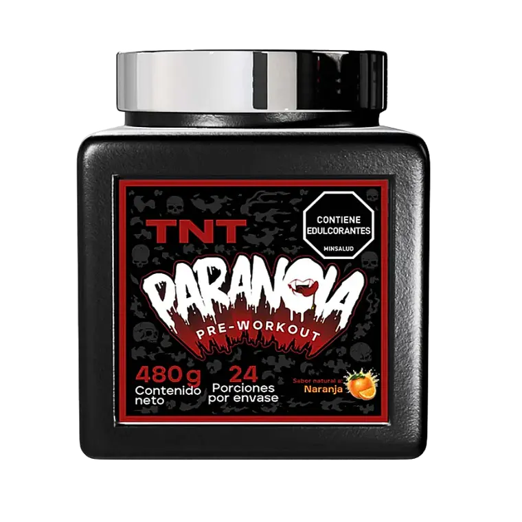Paranoia Pre Entreno 480 g Naranja TNT 1