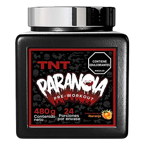 Paranoia Pre Entreno 480 g Naranja TNT