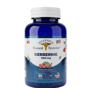 Berberina 1500 mg 90 Cápsulas Millenium Natural Systems