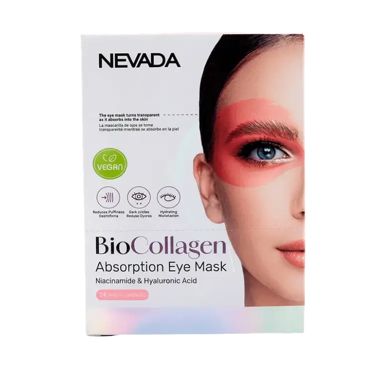 Mascarilla Contorno de Ojos Niacinamida + Ácido Hialurónico 24 Sobres Nevada 1