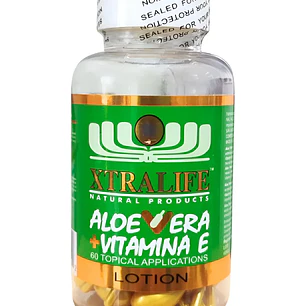 Aloe Vera + Vitamina E Tópica Xtralife 60 Perlas