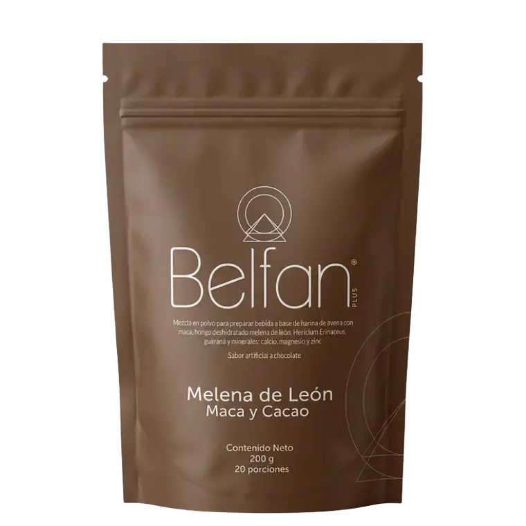 Melena de León Maca y Cacao 200 g Belfan Plus 1