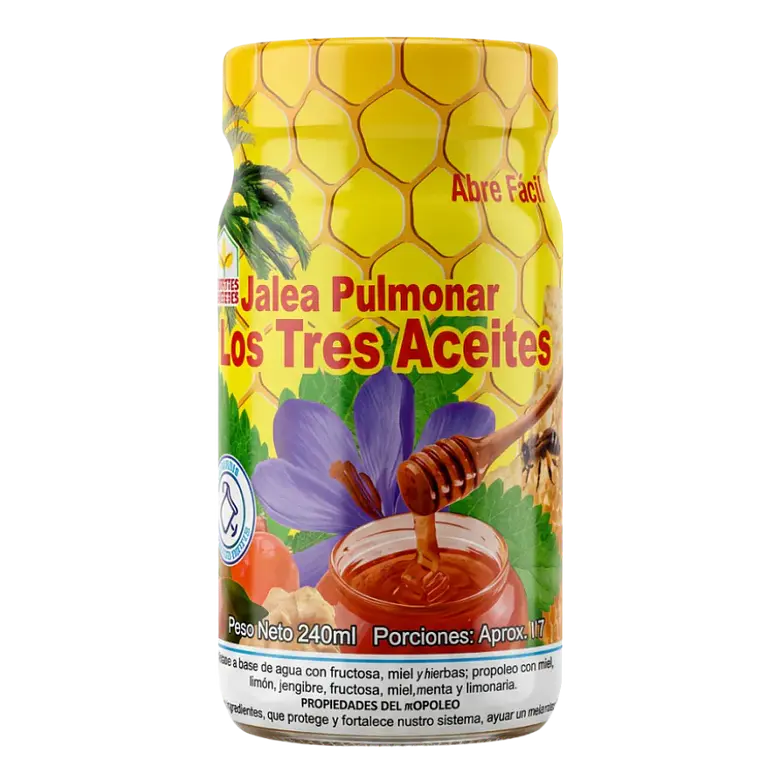 Jalea Pulmonar Los Tres Aceites 240 ml Natumix 1