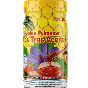 Jalea Pulmonar Los Tres Aceites 240 ml Natumix