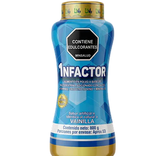 1NFactor Malteada 800 g Vainilla Internatural